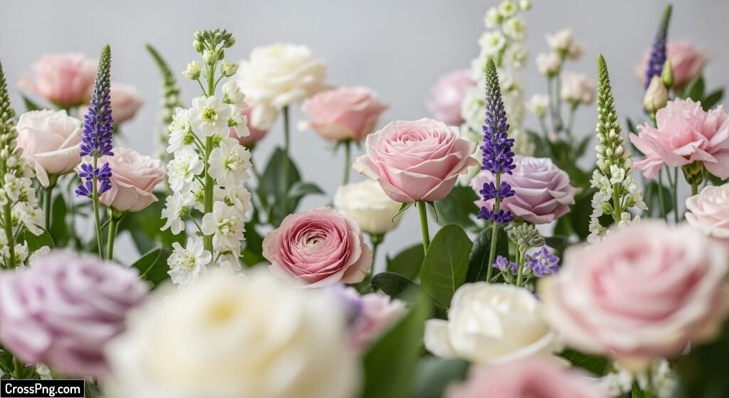 Aesthetic floral background image