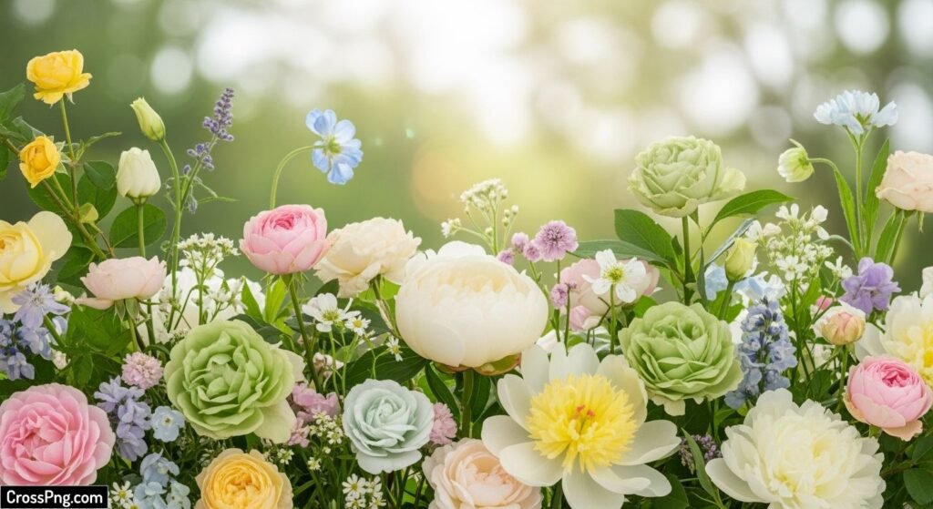 Aesthetic floral background image 2