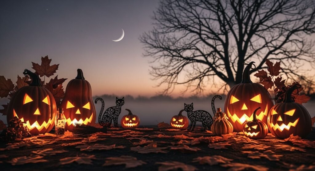 Aesthetic halloween background image