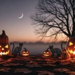 Aesthetic halloween background image