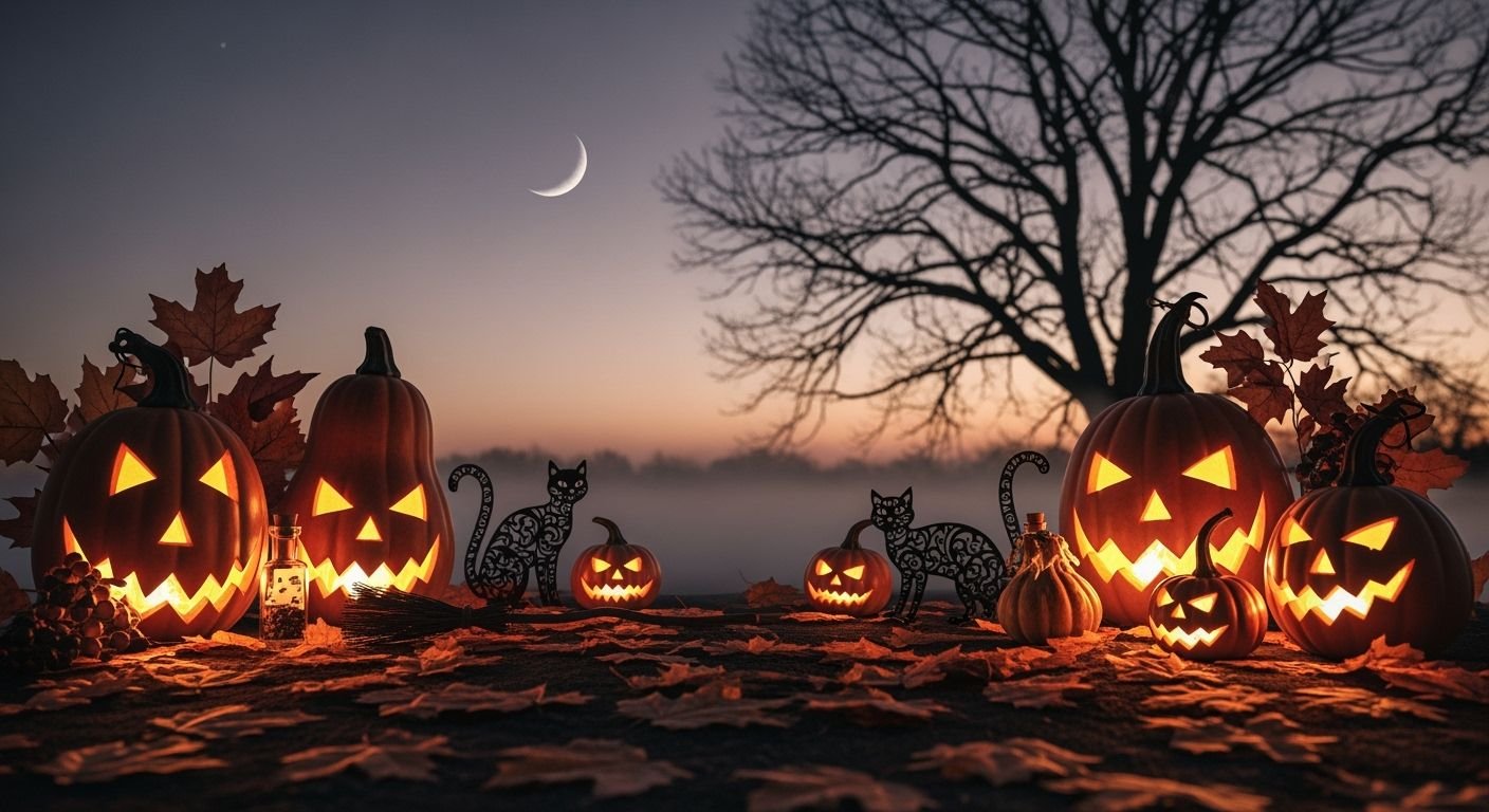 Aesthetic halloween background image