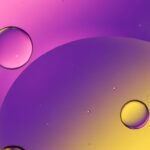 Aesthetic pink purple yellow image 4
