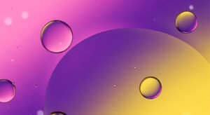 Aesthetic pink purple yellow image 4