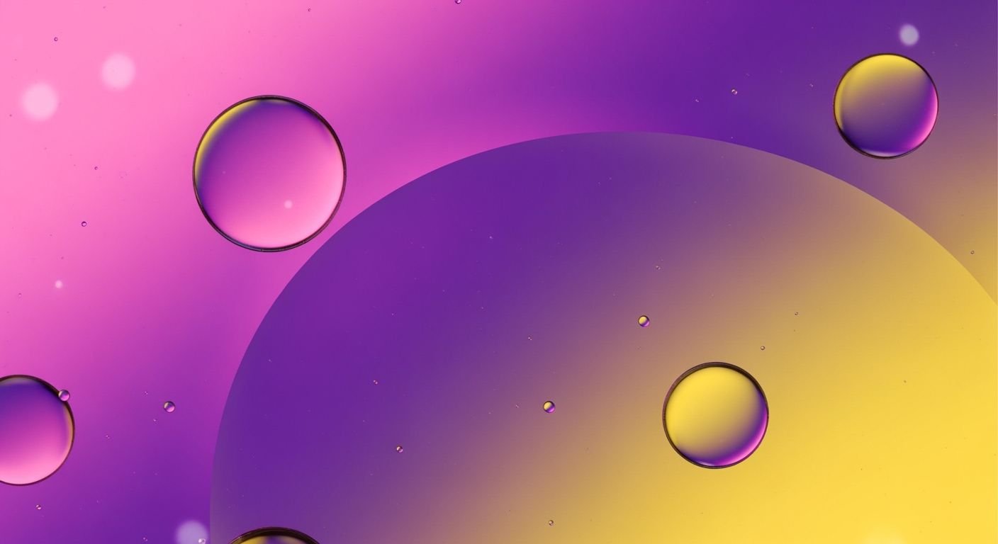 Aesthetic pink purple yellow image 4