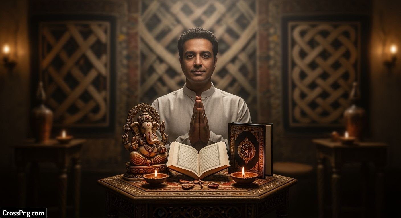 Aftab amin poonawalla religious background image