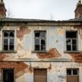 Aged building background