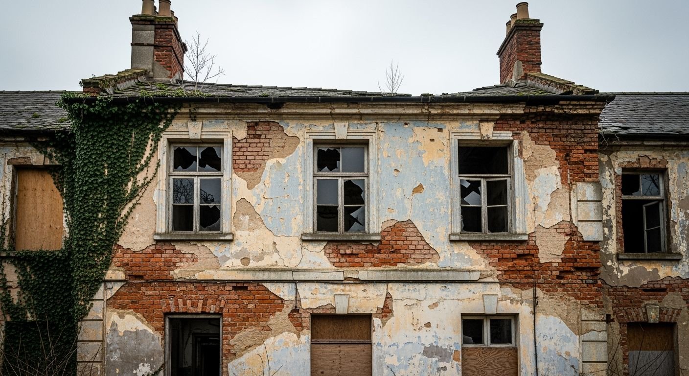 Aged building background image 4