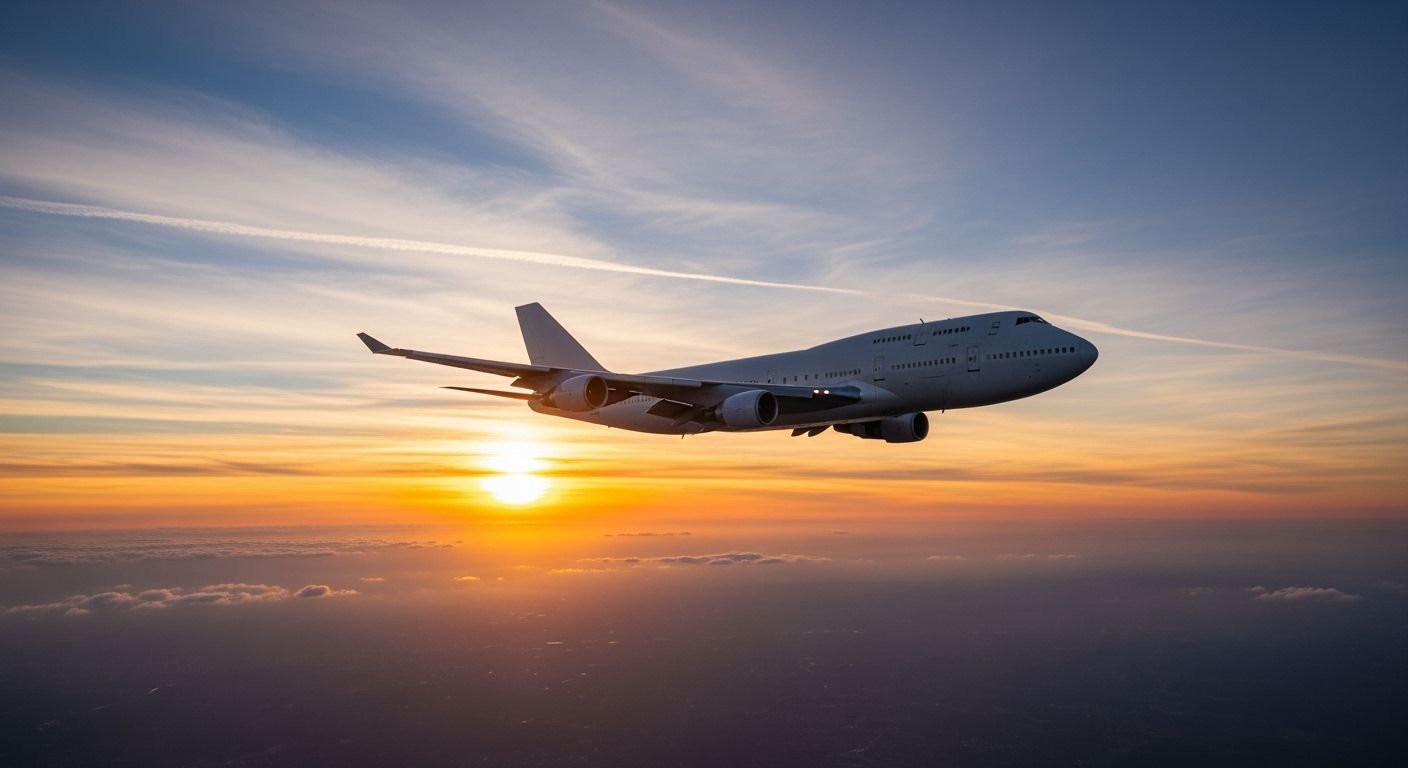 Airplane background image