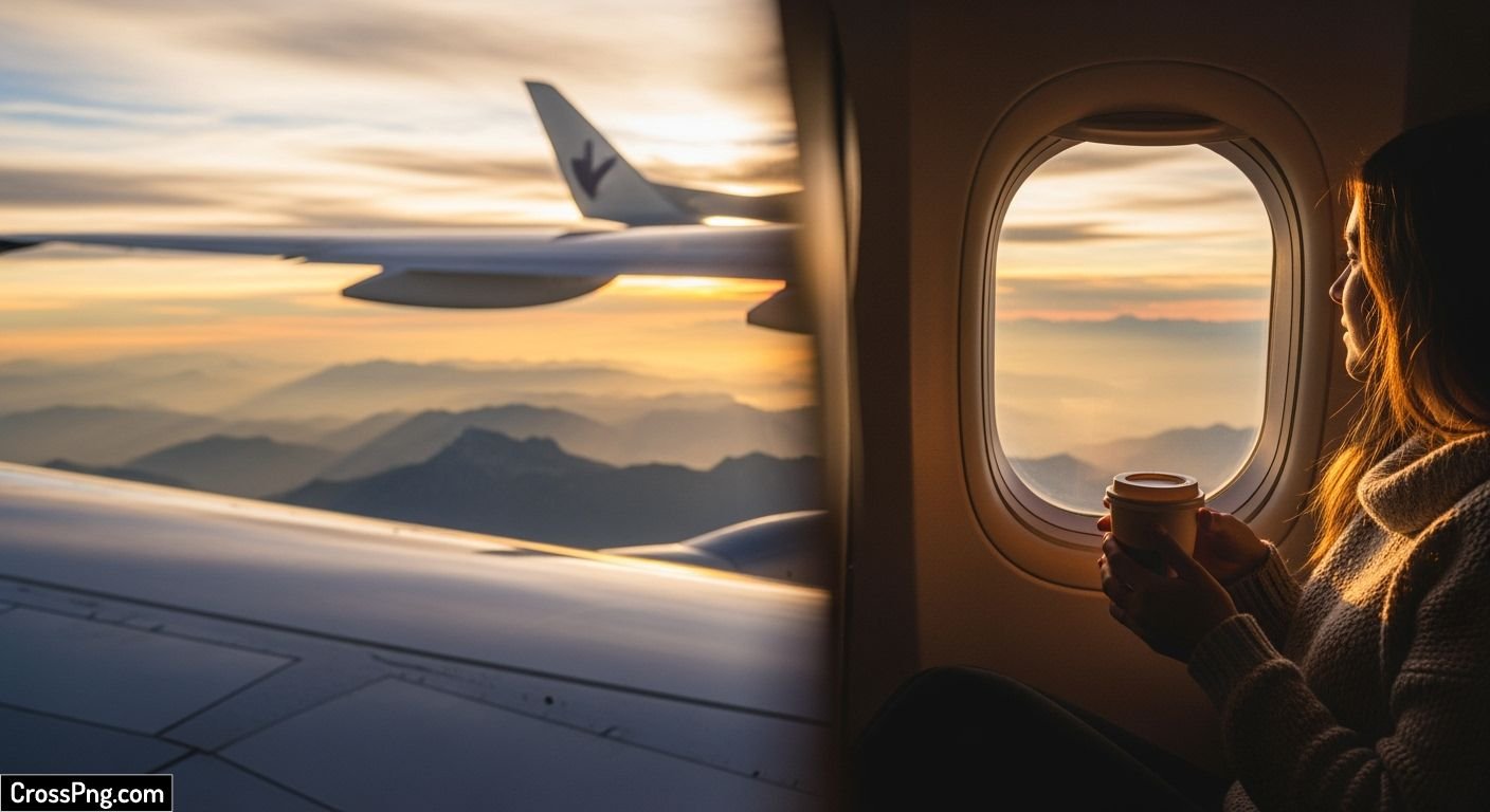 Airplane background image