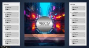 Album background psd image