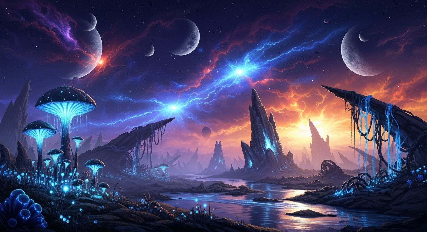 Alien background image 4