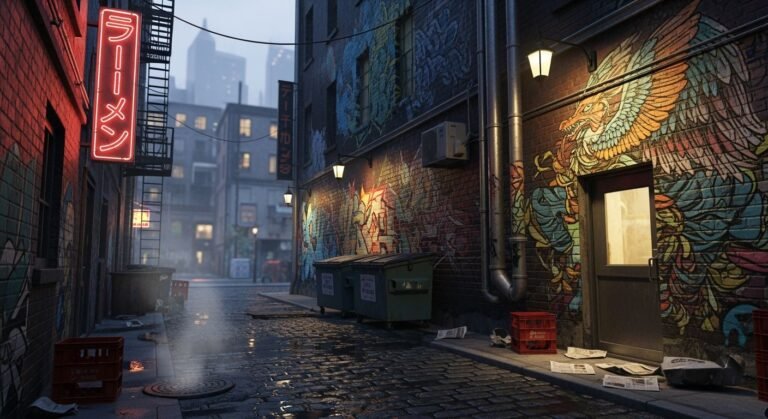 Alleyway background image 2