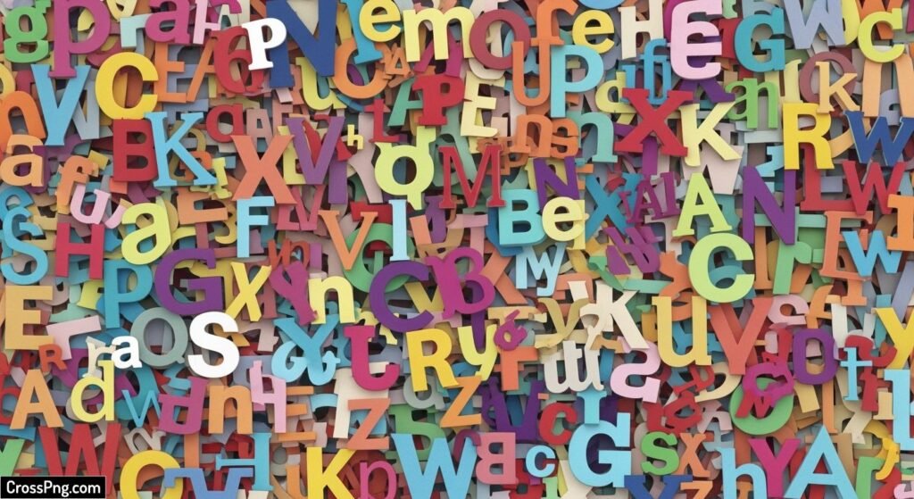 Alphabet background image 2