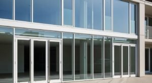 Aluminum windows and doors white image 3