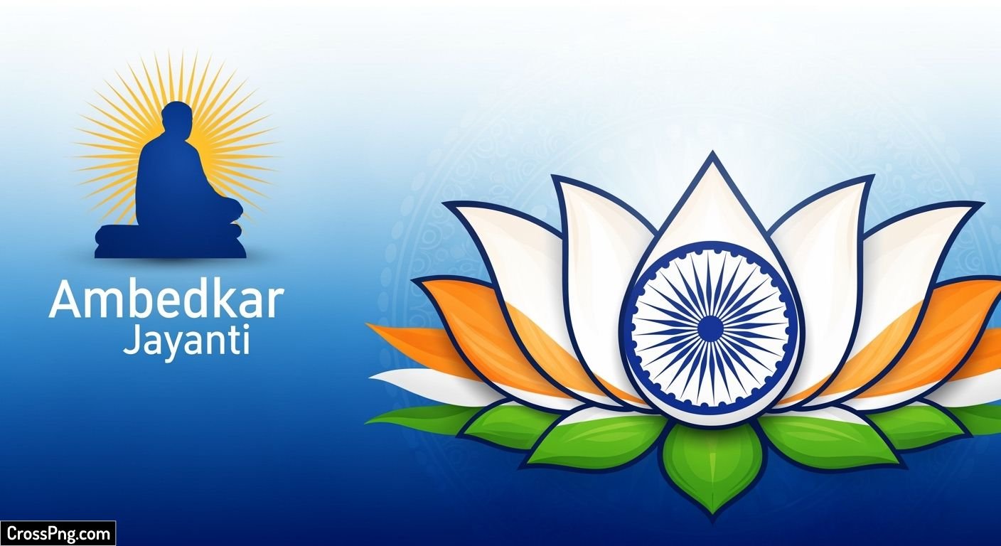 Ambedkar jayanti banner background image