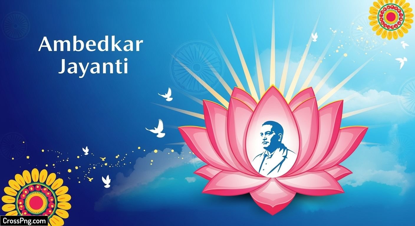 Ambedkar jayanti banner background image 2