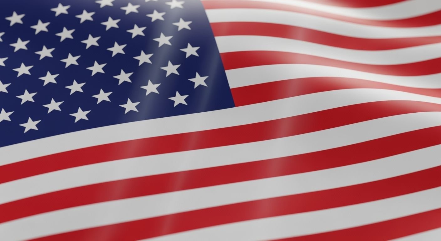 American flag background animated image 3