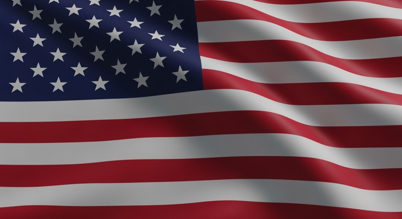 American flag background animated image