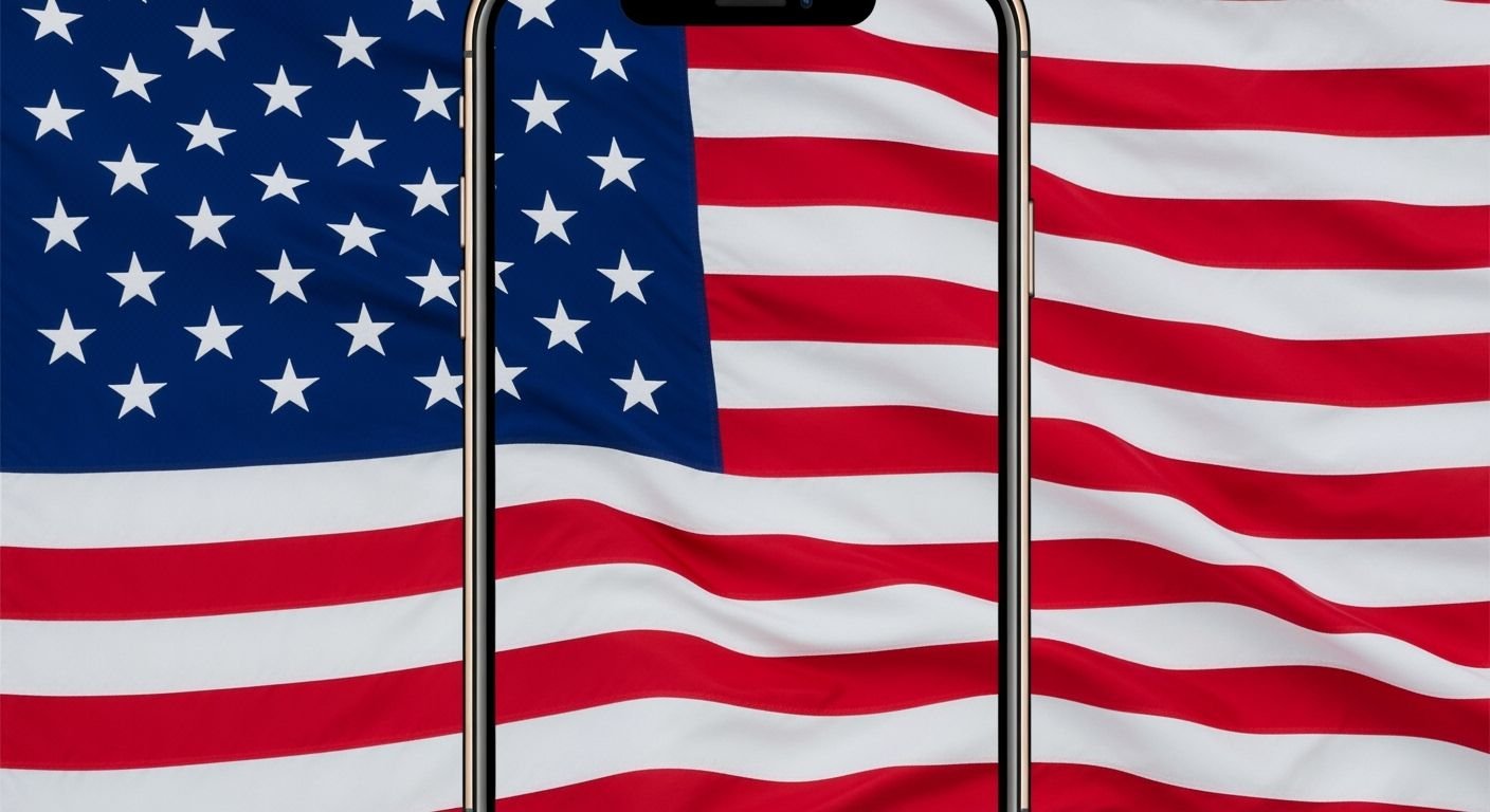 American flag iphone background image 3