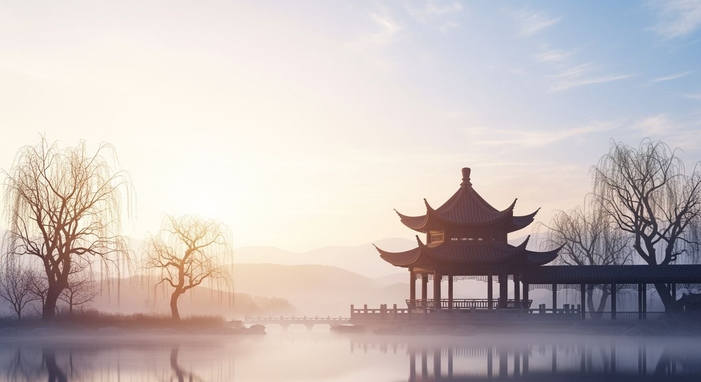 Ancient china light background image 3