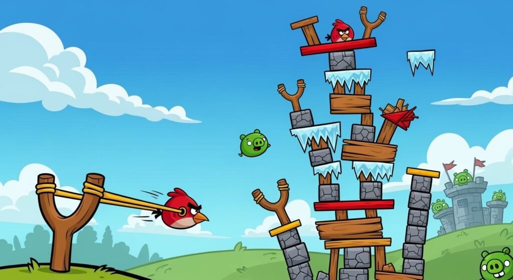 Angry birds background image 2