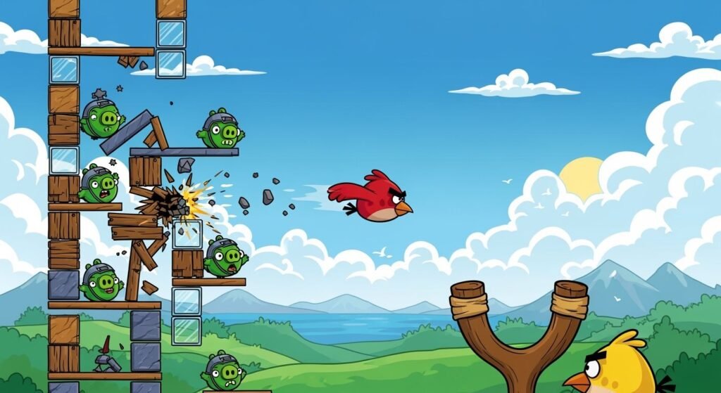 Angry birds background image 4