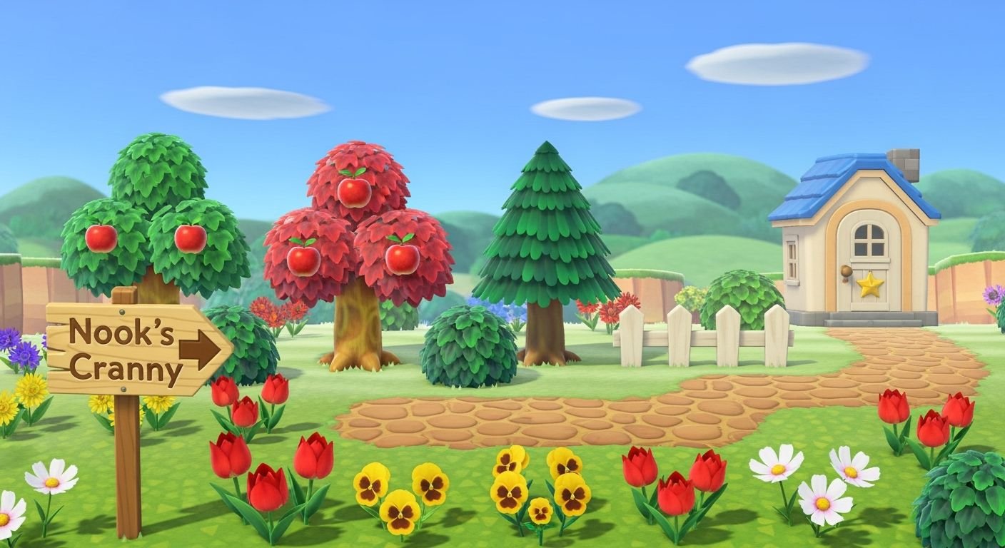 Animal crossing background image 2
