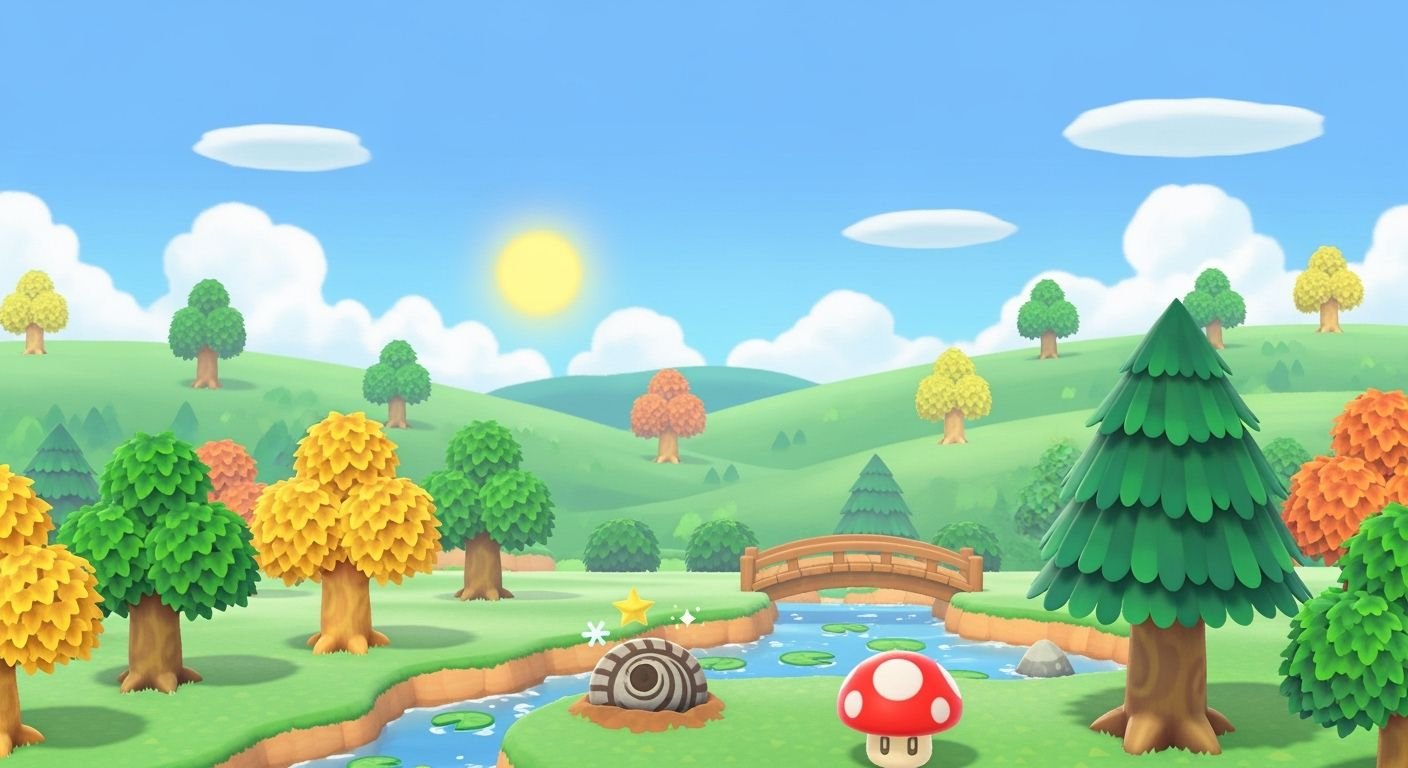 Animal crossing background image 3