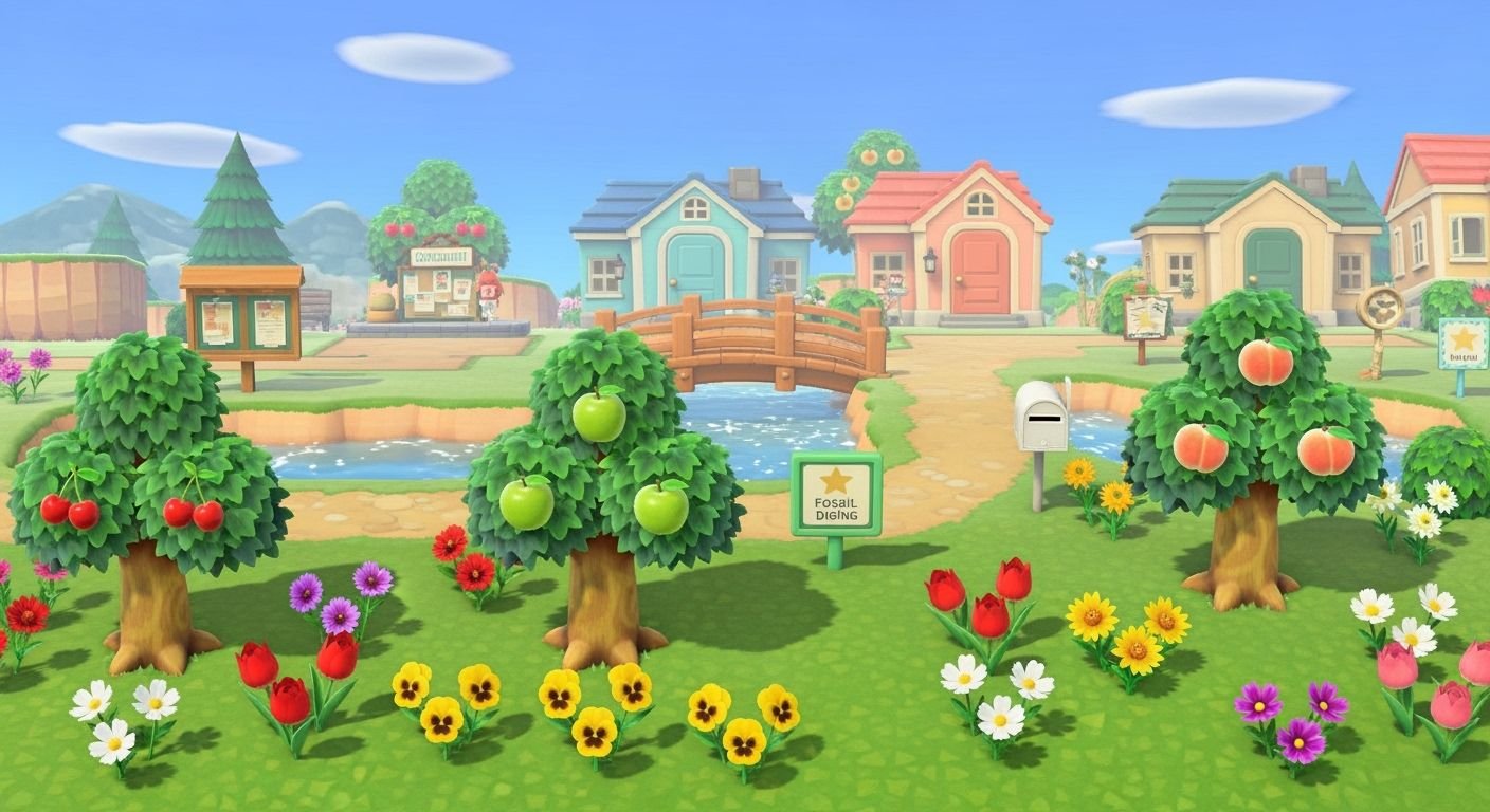 Animal crossing background image 4