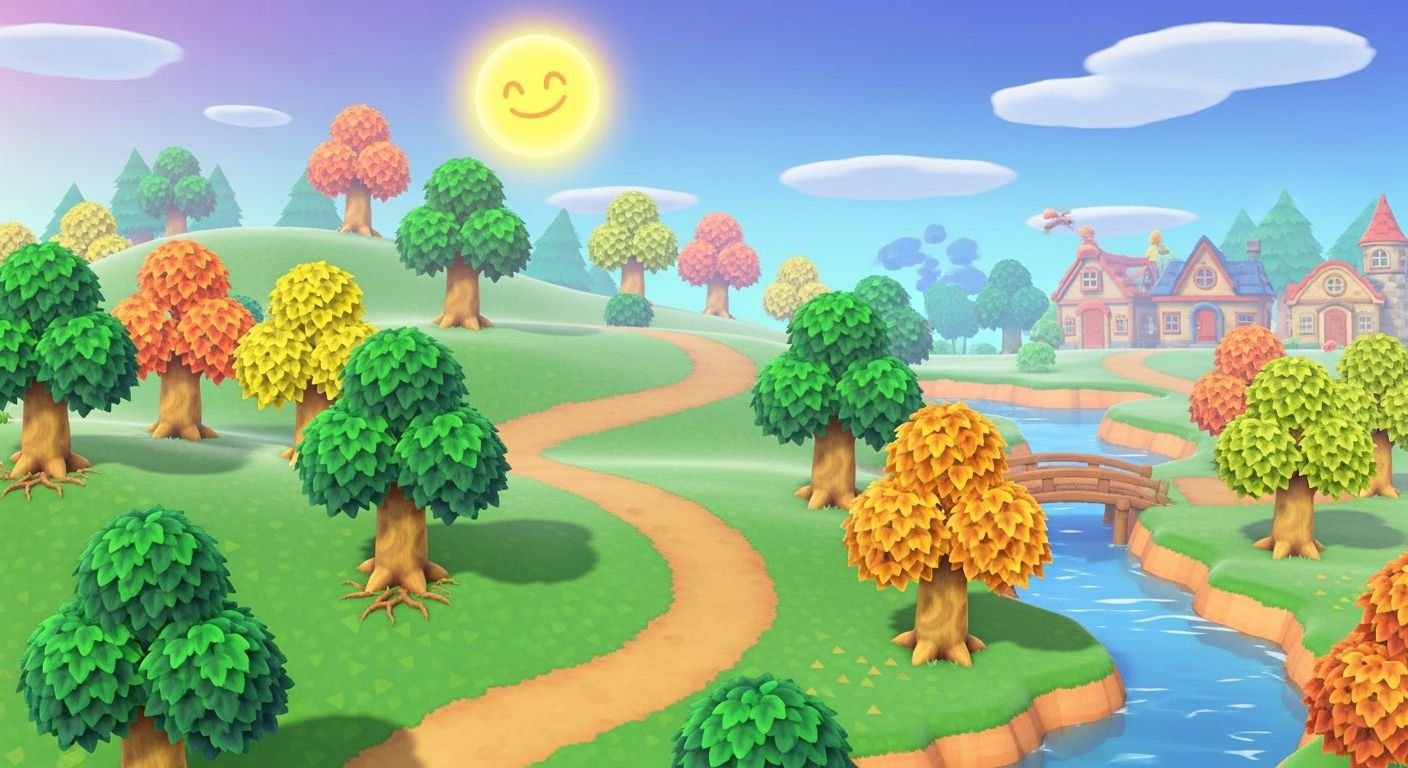 Animal crossing background image