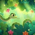Animated snake background