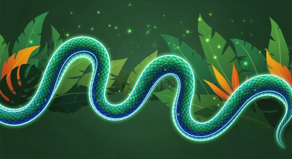 Animated snake background image 3