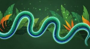 Animated snake background image 3