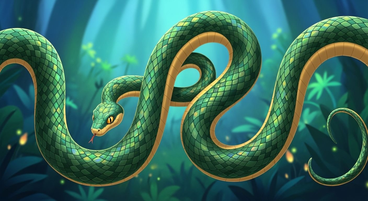 Animated snake background image 4