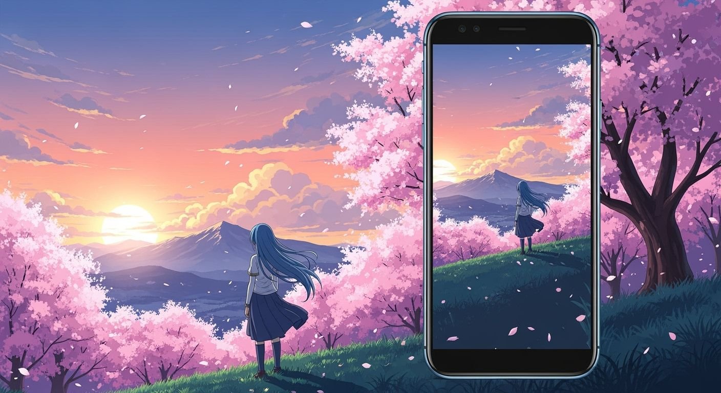 Anime phone background image 4