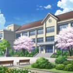 Anime school background image 3