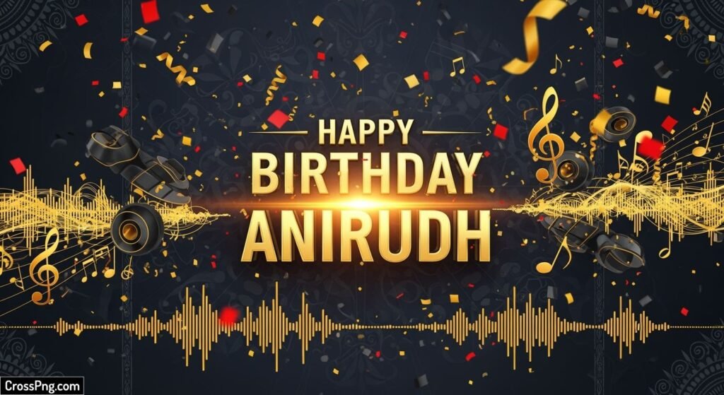Anirudh ravichander happy birthday background image 2