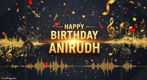 Anirudh ravichander happy birthday background image 2