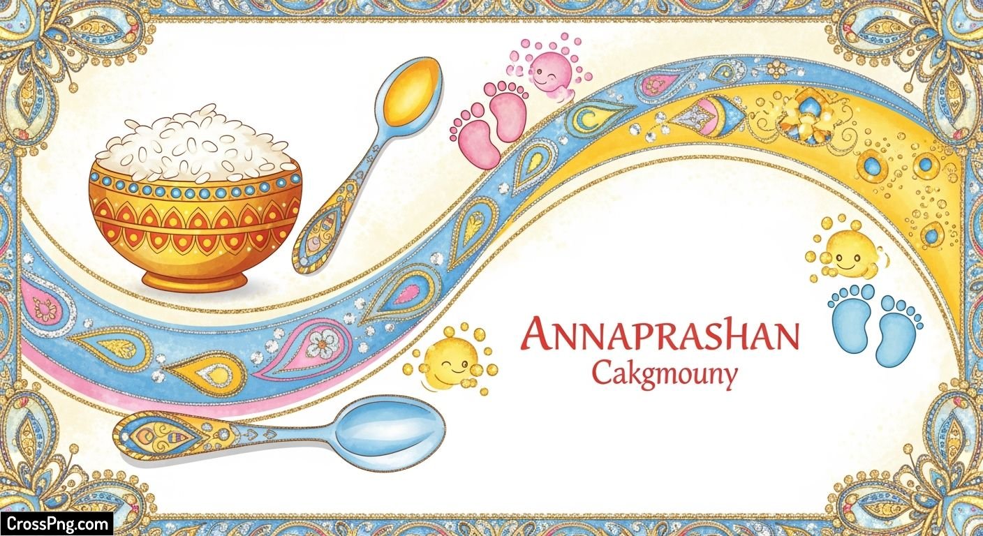 Annaprashan card background image