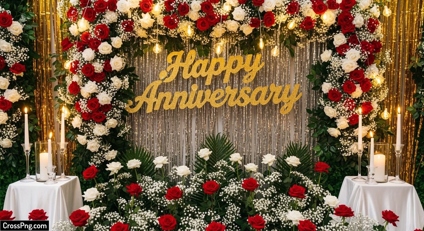 Anniversary background decoration image 2
