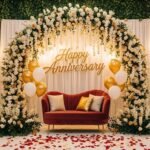 Anniversary background decoration image 3