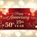 Anniversary banner background image
