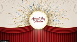 Annual day invitation card background design image 2