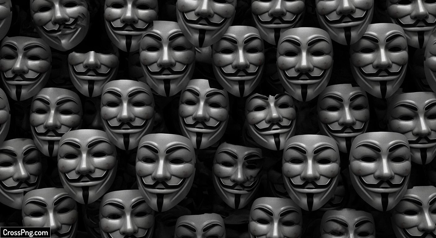 Anonymous mask wallpaper image 3