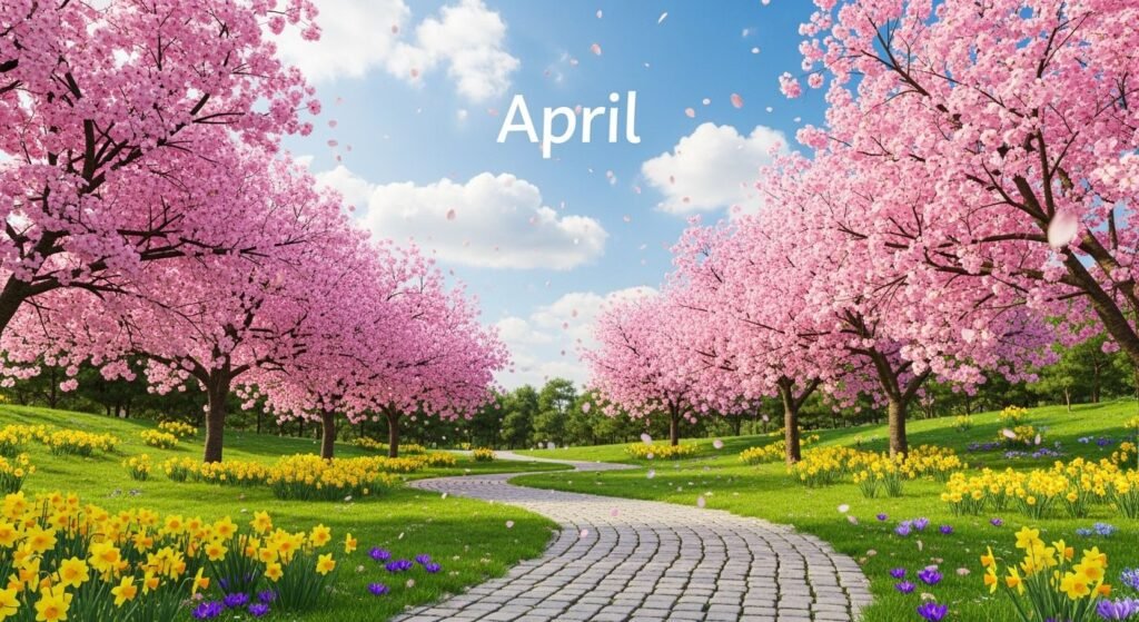 April background image