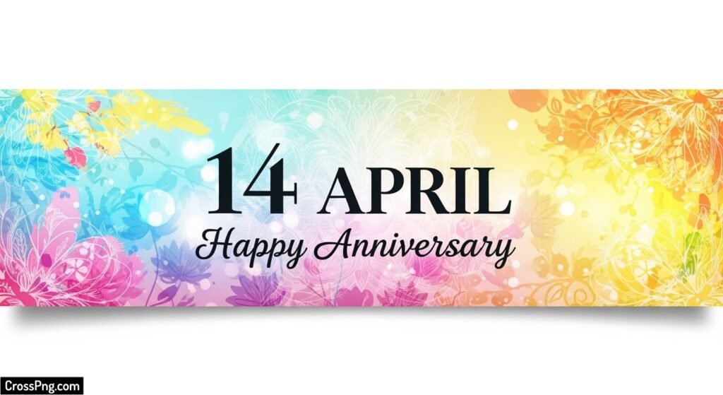 April banner background hd image