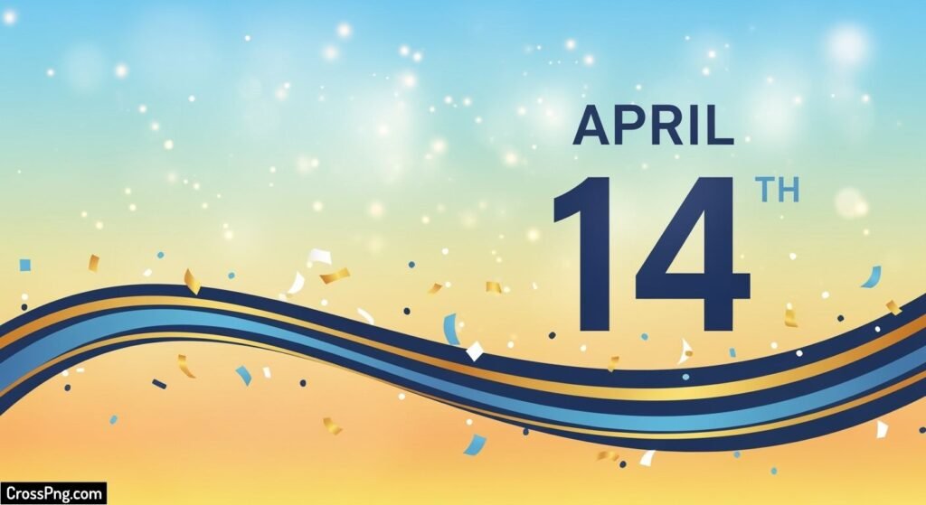 April banner background hd image