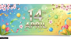 April banner background hd image 2
