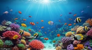 Aquarium background sticker image 3