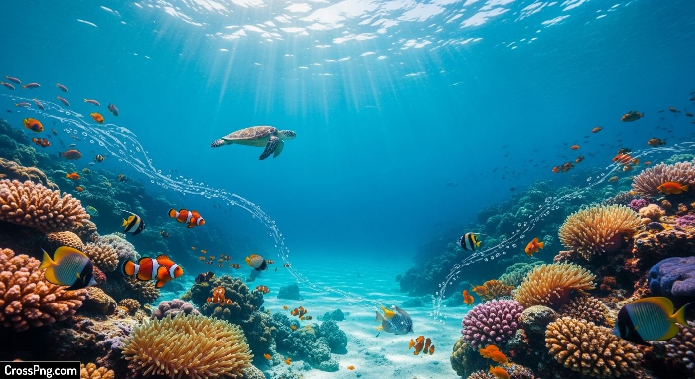 Aquatic background image